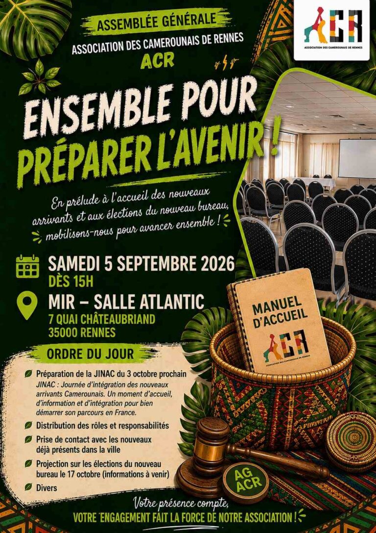 ASSEMBLÉE GÉNÉRALE – ACR Sept. 2026